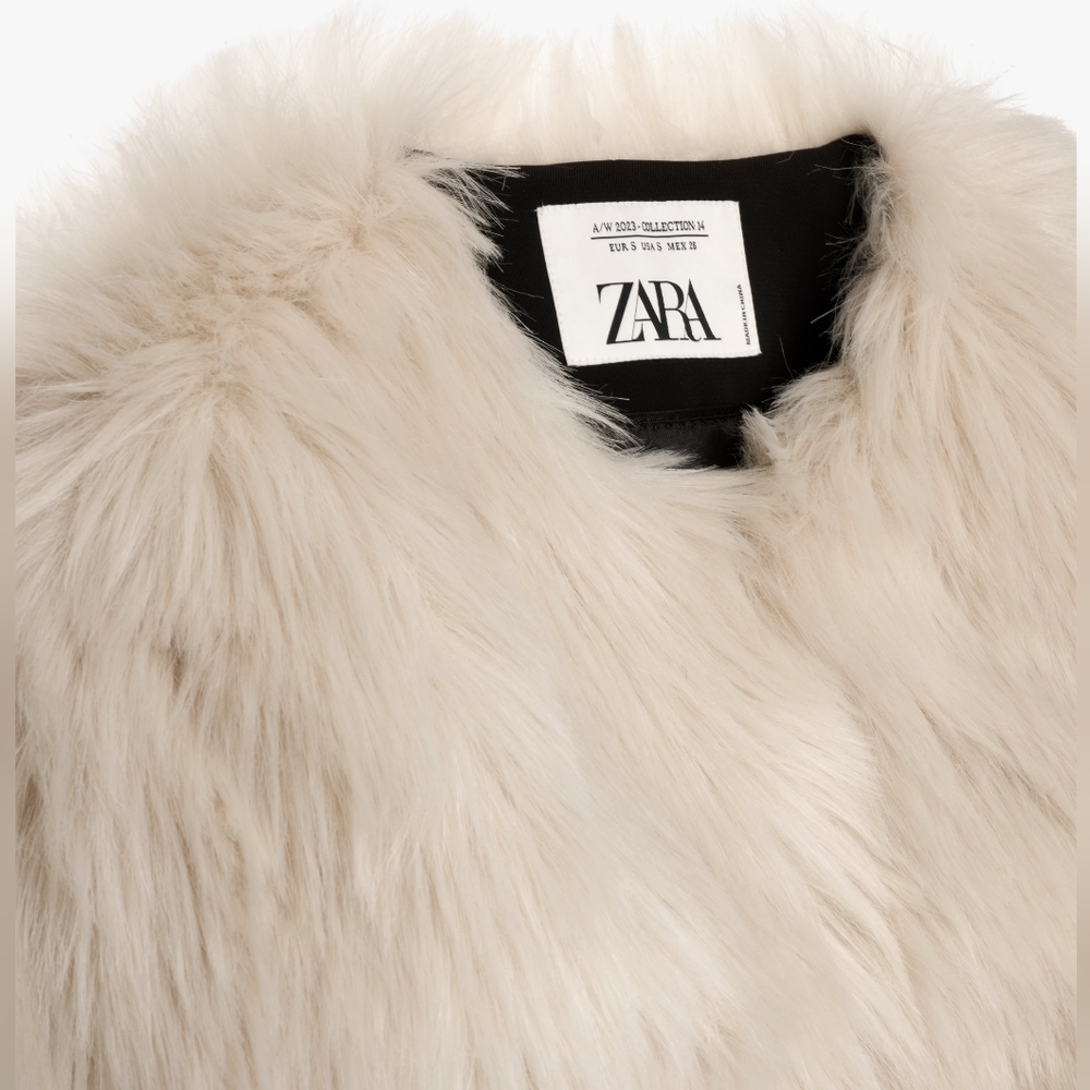 NWT LIMITED EDITION ZARA FUR JACKET